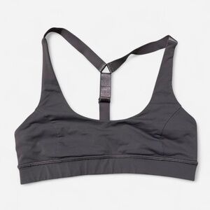 Lululemon Gray Racerback Sports Bra Size 4 | Adjustable Straps
